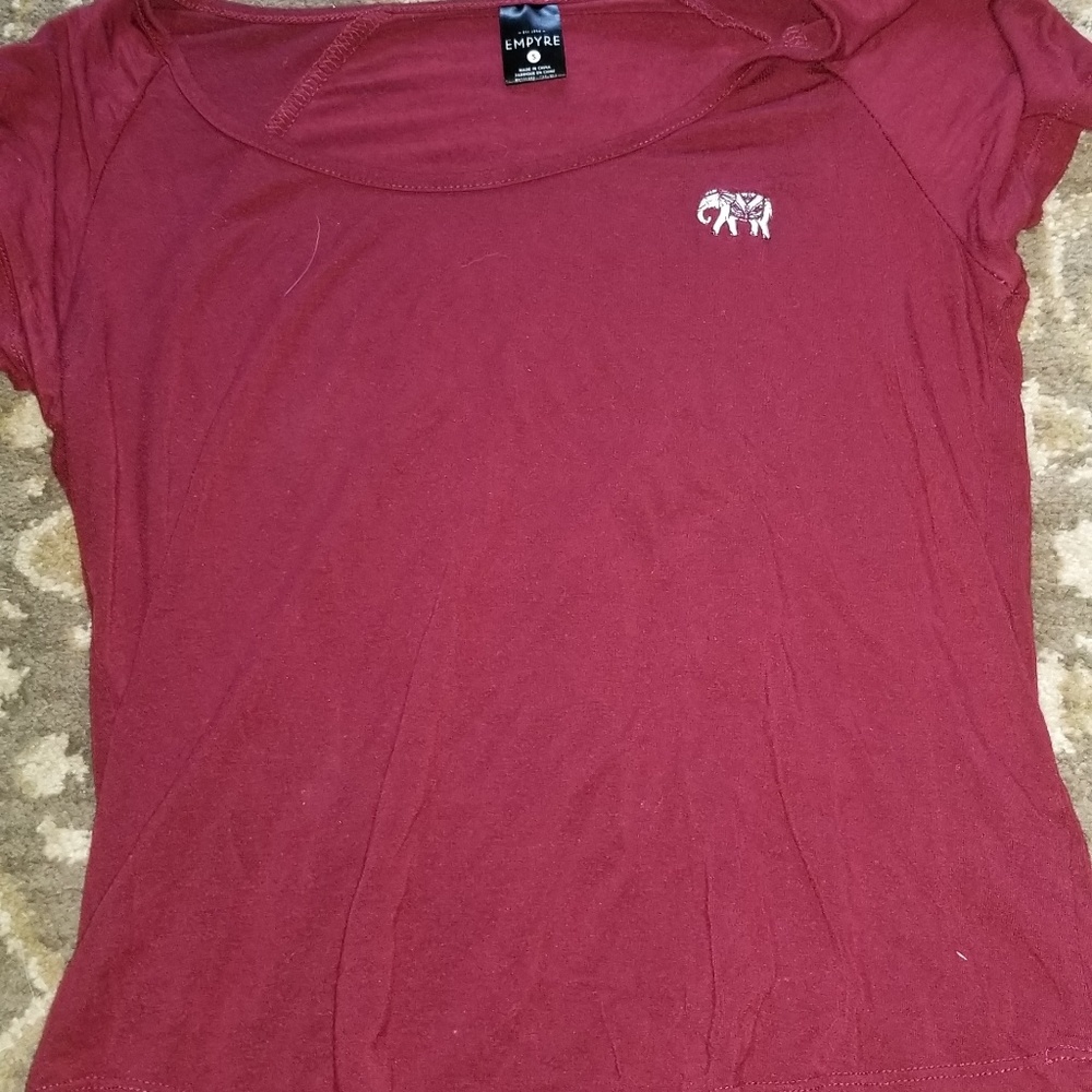 Red t-shirt from zumiez